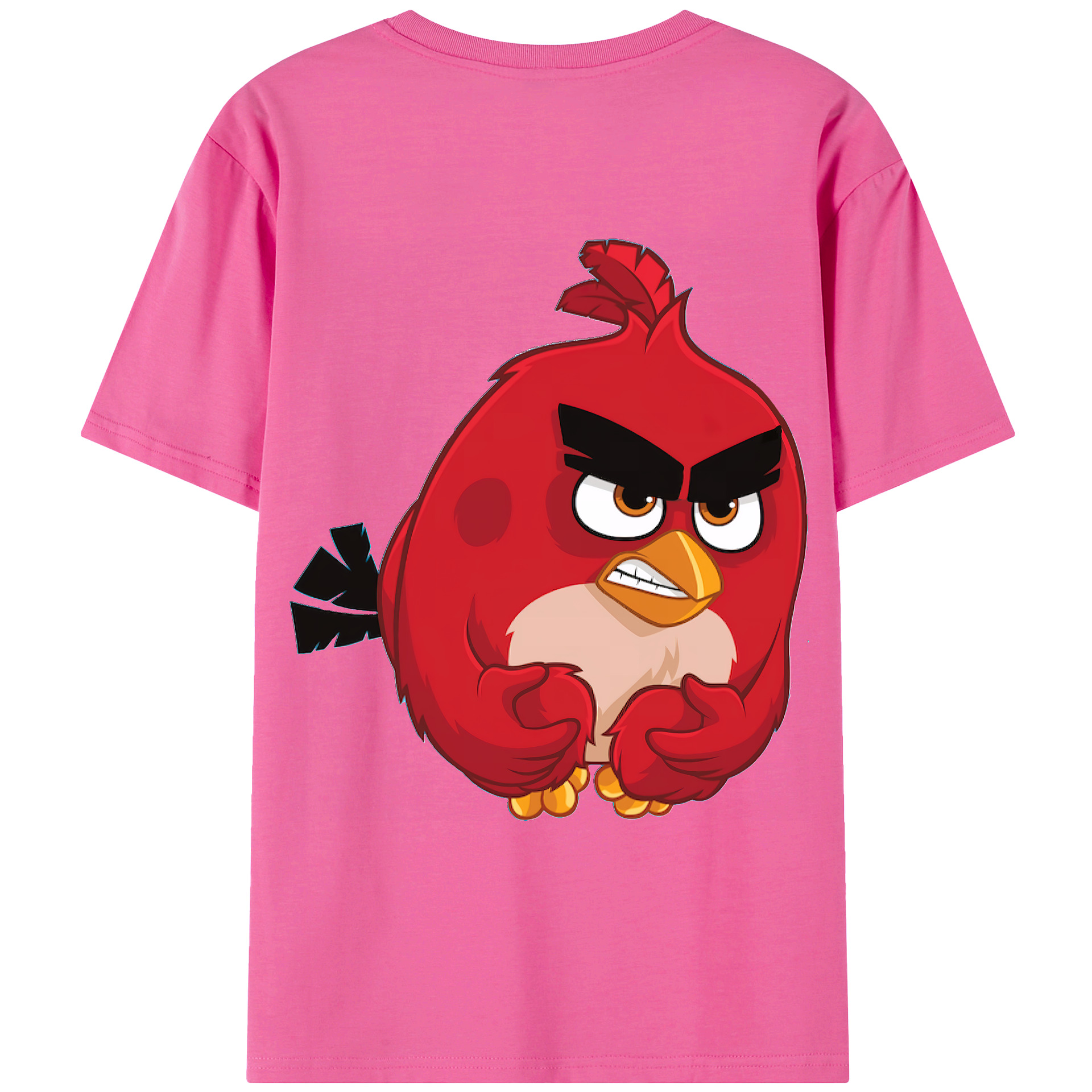 （画像用） Angry Birds アングリーバード レディース半袖Tシャツ(バックプリント)